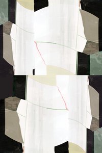 Kerrostettu geometrinen abstrakti tekijältä cartissi