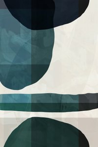 Rauhalliset siniset muodot tekijältä cartissi