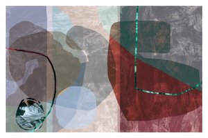Läpikuultavat abstraktit kerrokset tekijältä cartissi