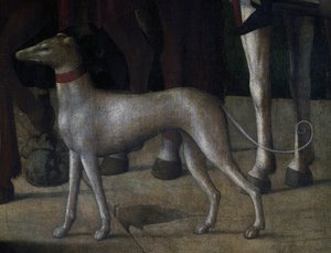 Koira, yksityiskohta Crucifixionista