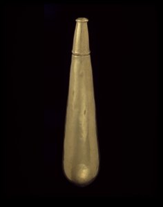 Tear-Shaped Coca Flask, 200-1600 AD (kulta)
