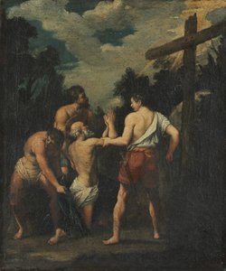 Pyhän Andreaksen marttyyrikuolema tekijältä copy after Guido Reni