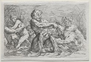 Joen jumalat tekijältä copy after Salvator Rosa