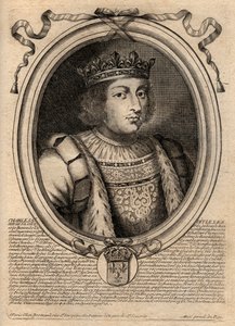Muotokuva Kaarle V viisasta (1338 - 1380) - Kaarle V viisas tai Kaarle V viisas, Ranskan kuningas Valois