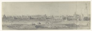 Näkymä Kampenista, 1672 Manufacture des Gobelinsissa (sarjan nimi) säilytetyt valokuvat Adam Frans van der Meulenin piirustuksista Ranskan hyökkäyksestä Alankomaihin vuonna 1672