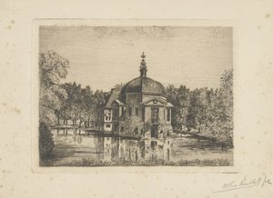 Näkymä Trompenburghiin tekijältä jonkheer Barthold Willem Floris van Riemsdijk
