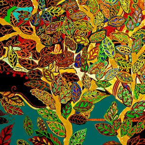 Toronto Tree, 2017 (sekatekniikka) tekijältä linda arthurs