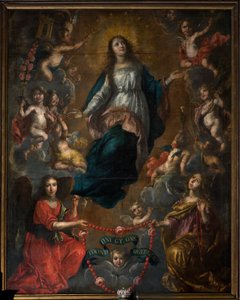 Seurakuntakirkko (Saint George Parish Church). Sisustus. Marian taivaaseenastuminen. Nicolas de Liemaeckere. 1640.