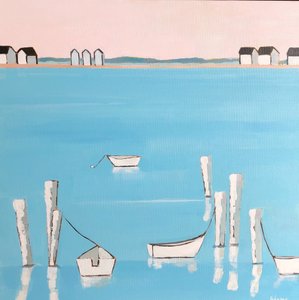 Calm Coastal Boats tekijältä phyllis adams