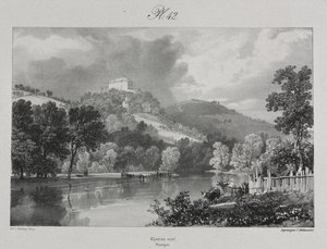 Kuvankauniita ja romanttisia matkoja muinaisessa Ranskassa. Auvergne: Uusi linna tekijältä probably by Antoine Louis Barye