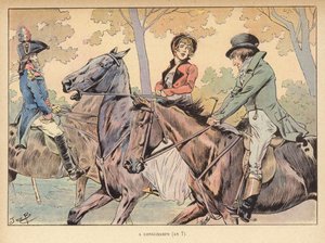 Longchampsissa (vuosi 7) (väri litho)