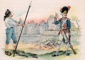 Bastilian tuhoaminen (demolition, demantelement). tekijältä pseudonym for Onfray de Breville Jacques Job