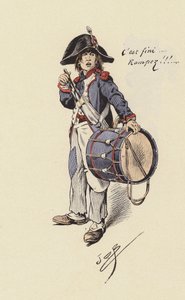 Rumpalipoika (väri litho) tekijältä pseudonym for Onfray de Breville Jacques Job