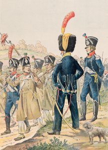 Jacques Marie Gaston Onfroy de Breville dit JOB (1858-1931) - Ranskan joukkojen varusteet kaikkina aikoina: Voltigeurs-upseerit ja kevytjalkaväkimetsästäjät ensimmäisen imperiumin aikana, yksityinen kokoelma tekijältä pseudonym for Onfray de Breville Jacques Job