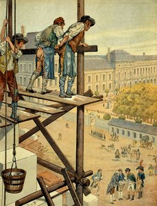 Napoleon I Bonaparte (1769-1821) kiinnitti huomiota Louvren ja Pariisin Palais des Tuileries