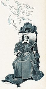 Kardinaali Jules Mazarinin muotokuva (Giulio Raimondo Mazzarino tai Mazarino tekijältä pseudonym for Onfray de Breville Jacques Job
