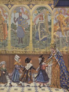 Ranskan provinssit liitettiin Ranskan kuningaskuntaan Ludvig XI:n hallituskaudella (väri litho) tekijältä pseudonym for Onfray de Breville Jacques Job