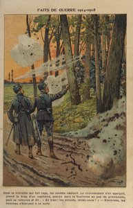 WW1: Sankarilliset upseerit (kuvitus) tekijältä pseudonym for Onfray de Breville Jacques Job