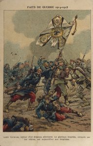 WW1: Lipun kaappaus (kuvitus) tekijältä pseudonym for Onfray de Breville Jacques Job