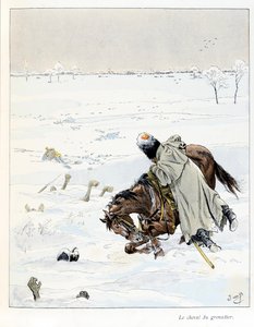 Kuvitus kirjasta "A la Glory des Betes" -teksti kirjoittaja A Fabre, piirustukset Jacques Marie Gaston Onfray de Breville dit JOB