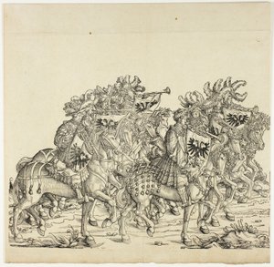 Maximilianuksen voitto tekijältä the Elder Hans Burgkmair