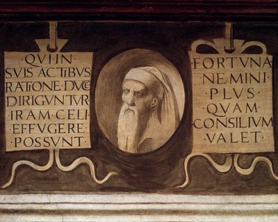 Yksityiskohta Maximesista - Fresko, 1400-luvun loppu tekijältä Giorgione