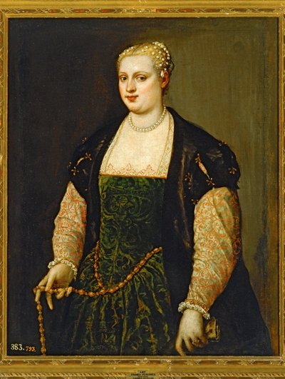 Lavinia Vecellio ... (maalaus kankaalle) tekijältä (1528-88) Veronese
