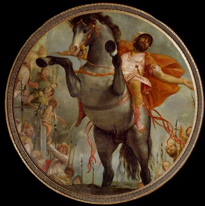 Rohkea Marcus Curtius (maalaus tekijältä Veronese
