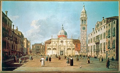 Campo Santa Maria Formosa (öljy kankaalle) tekijältä (1697-1768) Canaletto