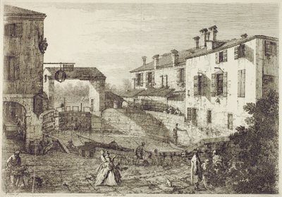 Dolo-portti (etsaus) tekijältä Canaletto