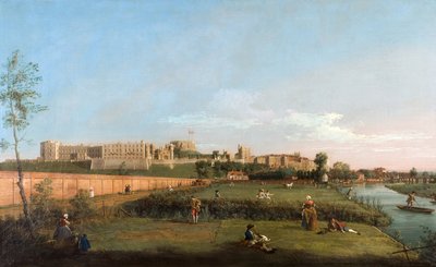 Windsorin linna kaakosta tekijältä Canaletto