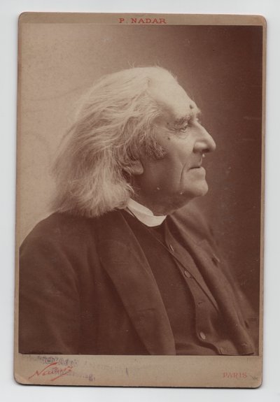 Franz Liszt (1811-1886) (1886, valokuva) tekijältä (1820 1910) Nadar