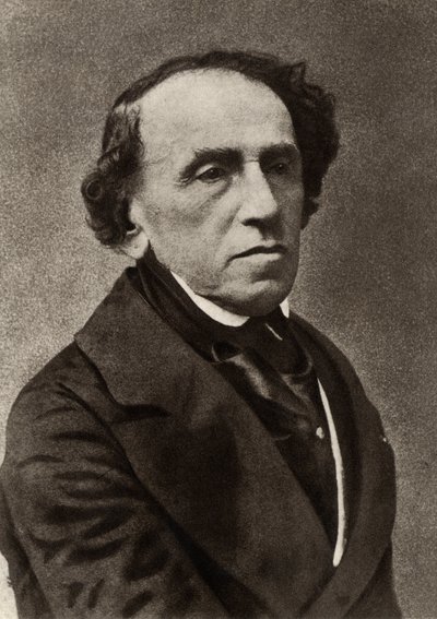 Giacomo Meyerbeer (1791-1864) (Jakob Liebmann Beer) Saksalainen säveltäjä, joka asettui Pariisiin ja vakiinnutti itsensä ranskalaisen suuren oopperan eturivin säveltäjänä (m/v kuva) tekijältä (1820-1910) Nadar
