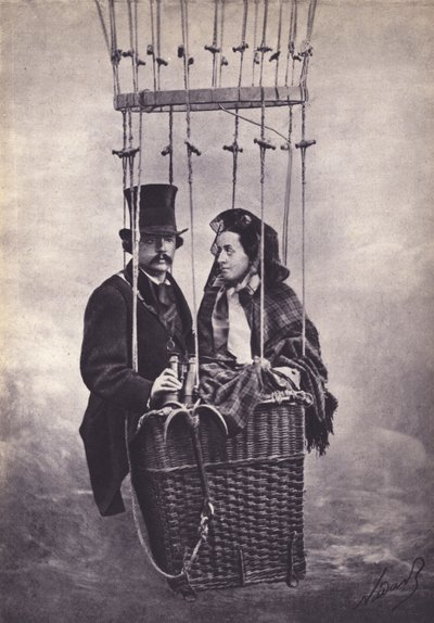 Nadar, ranskalainen valokuvaaja ja lentäjä (s/w-kuva) tekijältä (1820 1910) (after) Nadar