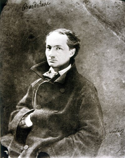 Charles Baudelaire (1821 - 1867) - kirjoittanut Nadar tekijältä Nadar