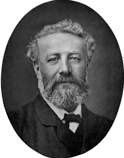 Jules Verne (1828-1905) ranskalainen kirjailija tekijältä (1820-1910) Nadar