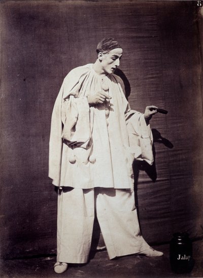 Miimi: Charles Deburau (1829-1873) elokuvassa "Pierrot at the pot of medicine" tekijältä Nadar