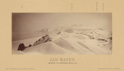 Jan Mayen, Danielsen-Bergin eteläosa. tekijältä (Linienschiffs Lieutenant) Richard Basso