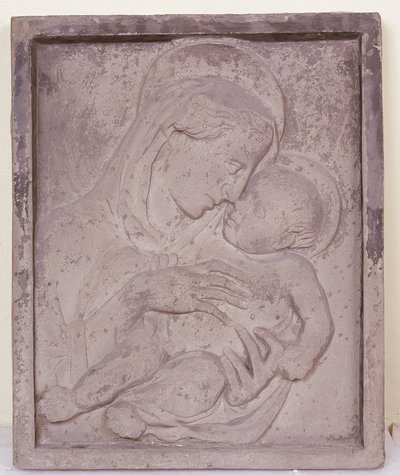Madonna ja lapsi (n. 1386-1466). tekijältä (Workshop of) Donatello