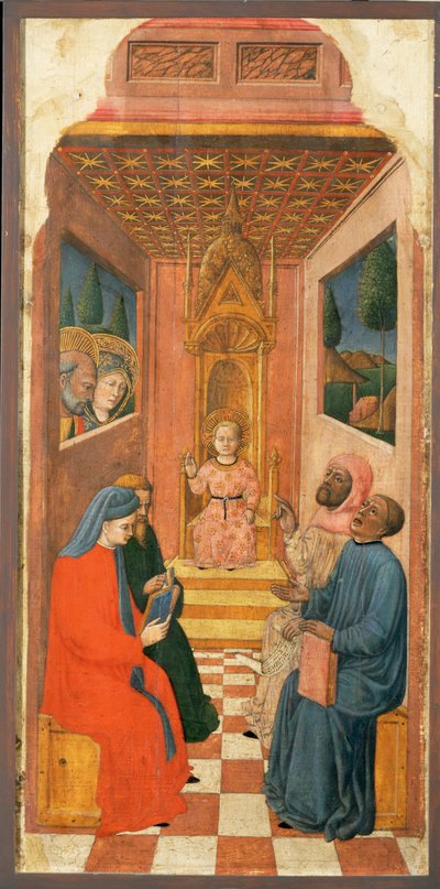 12 kohtausta Neitsyt Marian elämästä ... tekijältä (active c.1463 c.1490) Master of Wilten