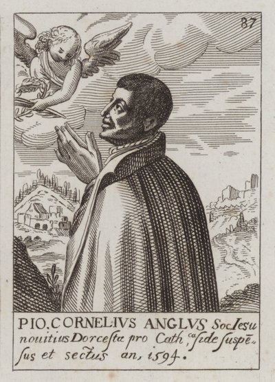 John Cornelius, sacerdot catòlic jesuïta anglès i màrtir (gravat) finlandès tekijältä (after) English School
