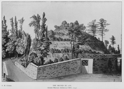 Marlborough, Mound vuonna 1788 (litho) tekijältä (after) English School