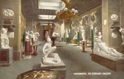 Chatsworth, patsasgalleria (värikuva) tekijältä (after) English photographer