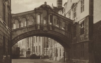 Hertford College, The Bridge (m/w kuva) tekijältä (after) English photographer