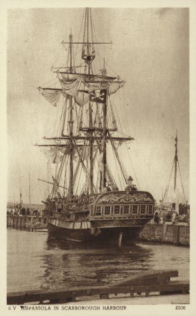 Hispaniola, Scarborough Harbor (m/w kuva) tekijältä (after) English photographer