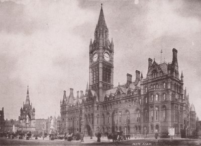 Manchester: Town Hall (s/w valokuva) tekijältä (after) English photographer