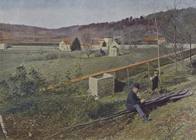 Chevreuse, Abbey of Port-Royal (värillinen kuva) tekijältä (after) French Photographer
