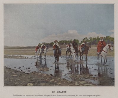 Metsästyksellä (värillinen kuva) tekijältä (after) French Photographer
