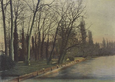 Enghien, Le Lac (värillinen kuva) tekijältä (after) French Photographer