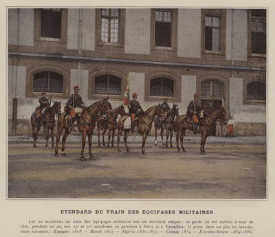 Sotilasmiehistön junan standardi (värillinen kuva) tekijältä (after) French Photographer